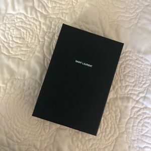 Empty Saint Laurent box